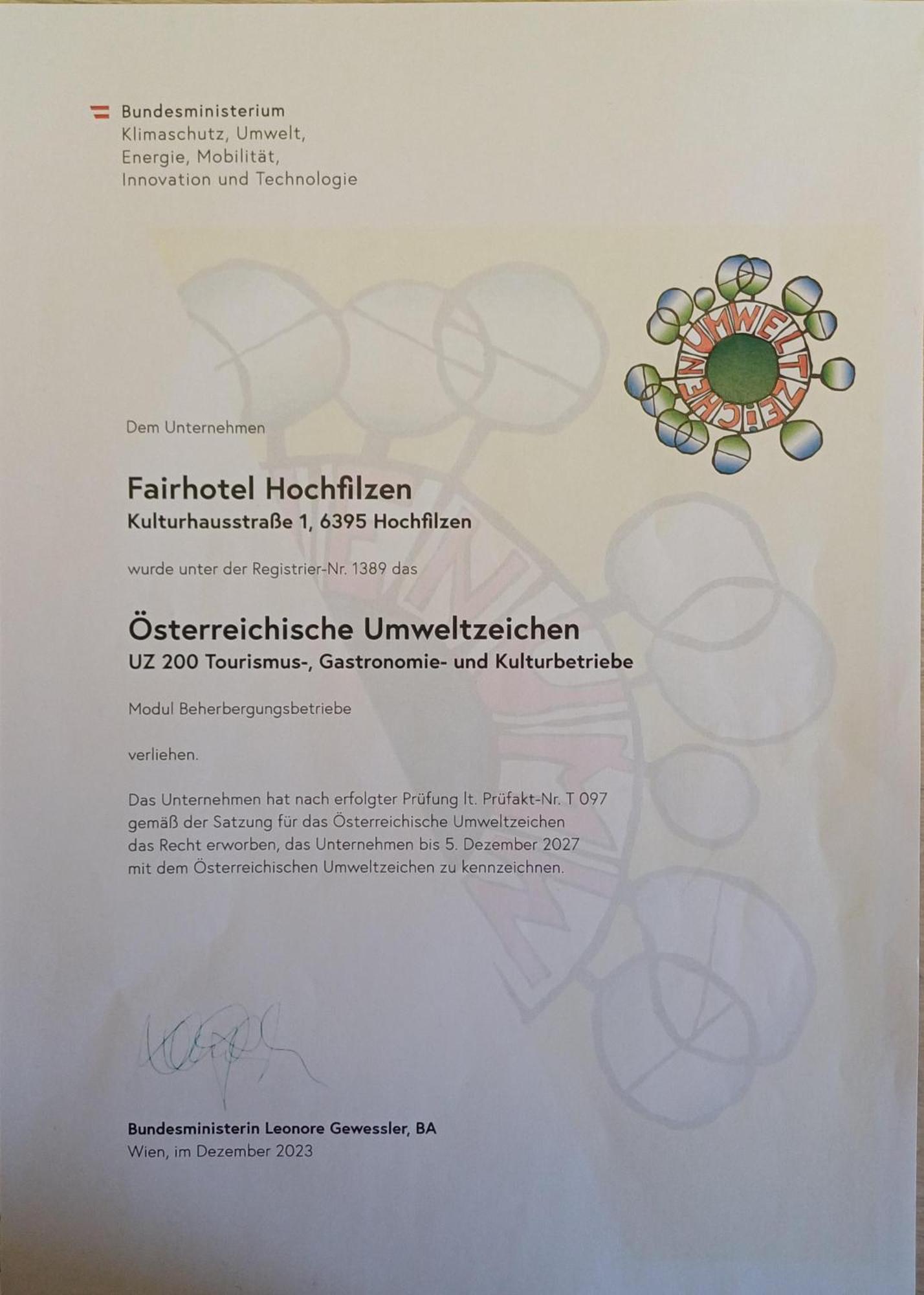 Fairhotel Hochfilzen B&B Экстерьер фото